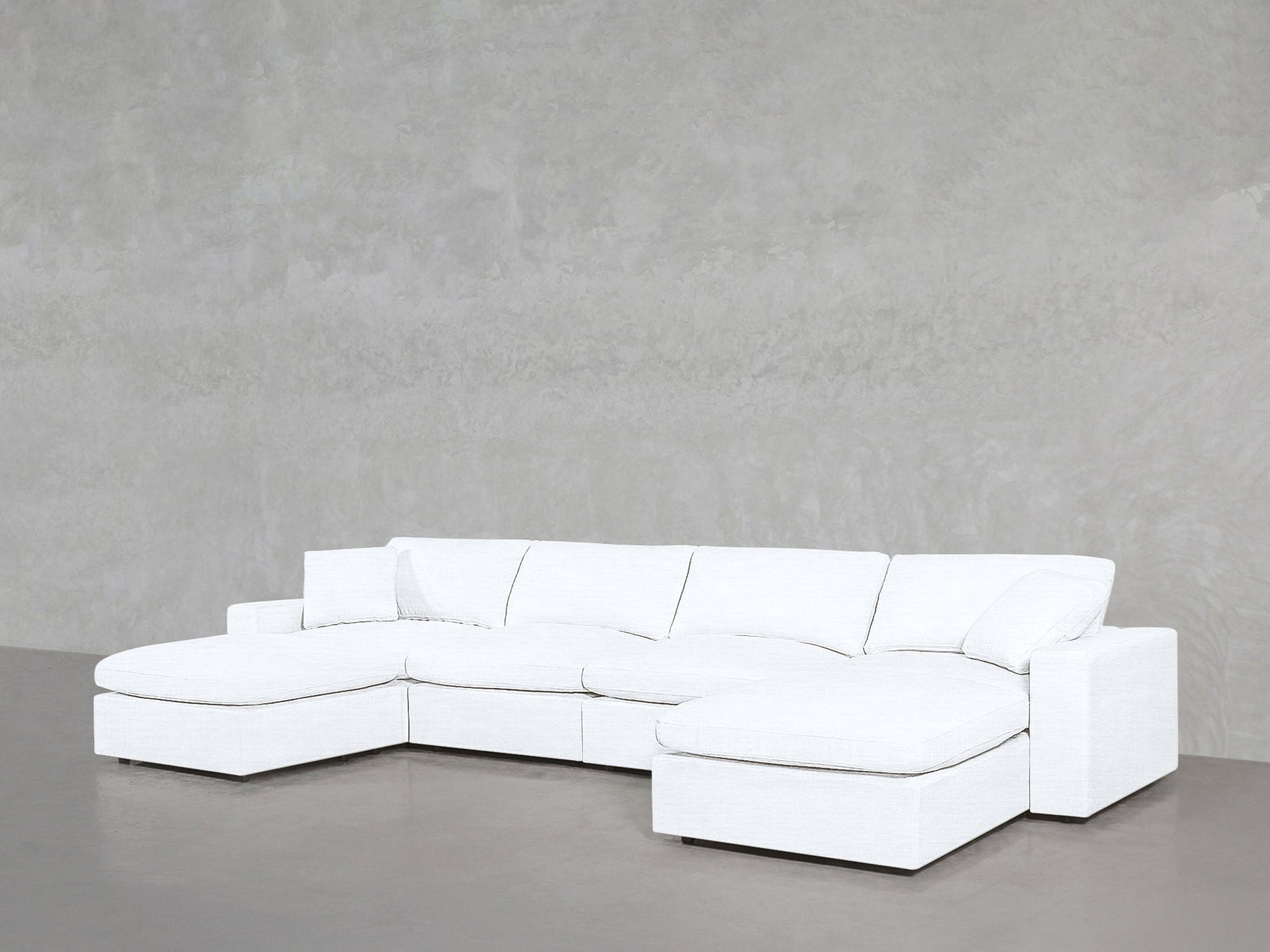 6 - Seat Modular Double Chaise Sectional - 7th Avenue