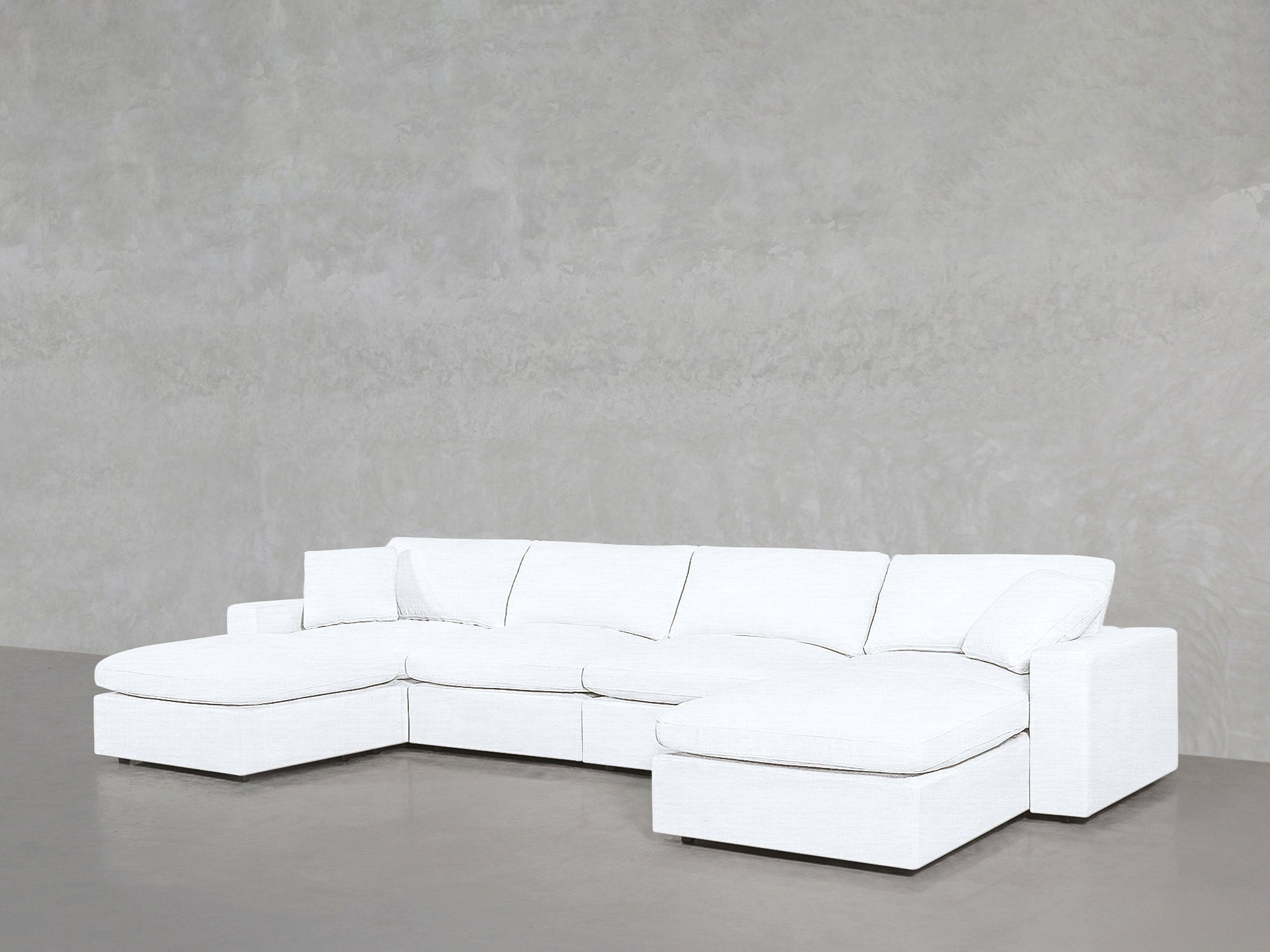6 - Seat Modular Double Chaise Sectional - 7th Avenue