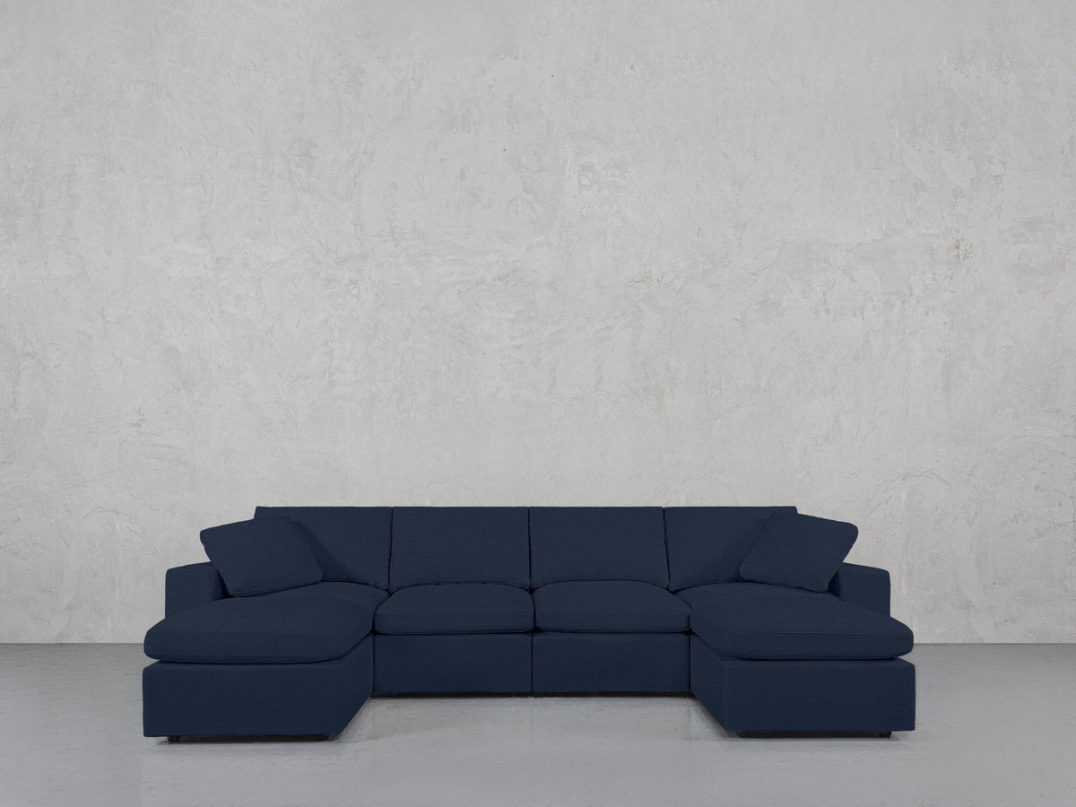 6-Seat Modular Double Chaise Sectional - 7th Avenue
