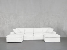 6 - Seat Modular Double Chaise Sectional - 7th Avenue