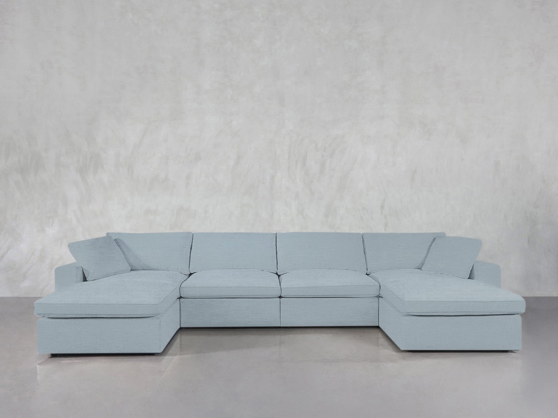 6 - Seat Modular Double Chaise Sectional - 7th Avenue
