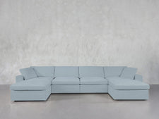 6 - Seat Modular Double Chaise Sectional - 7th Avenue
