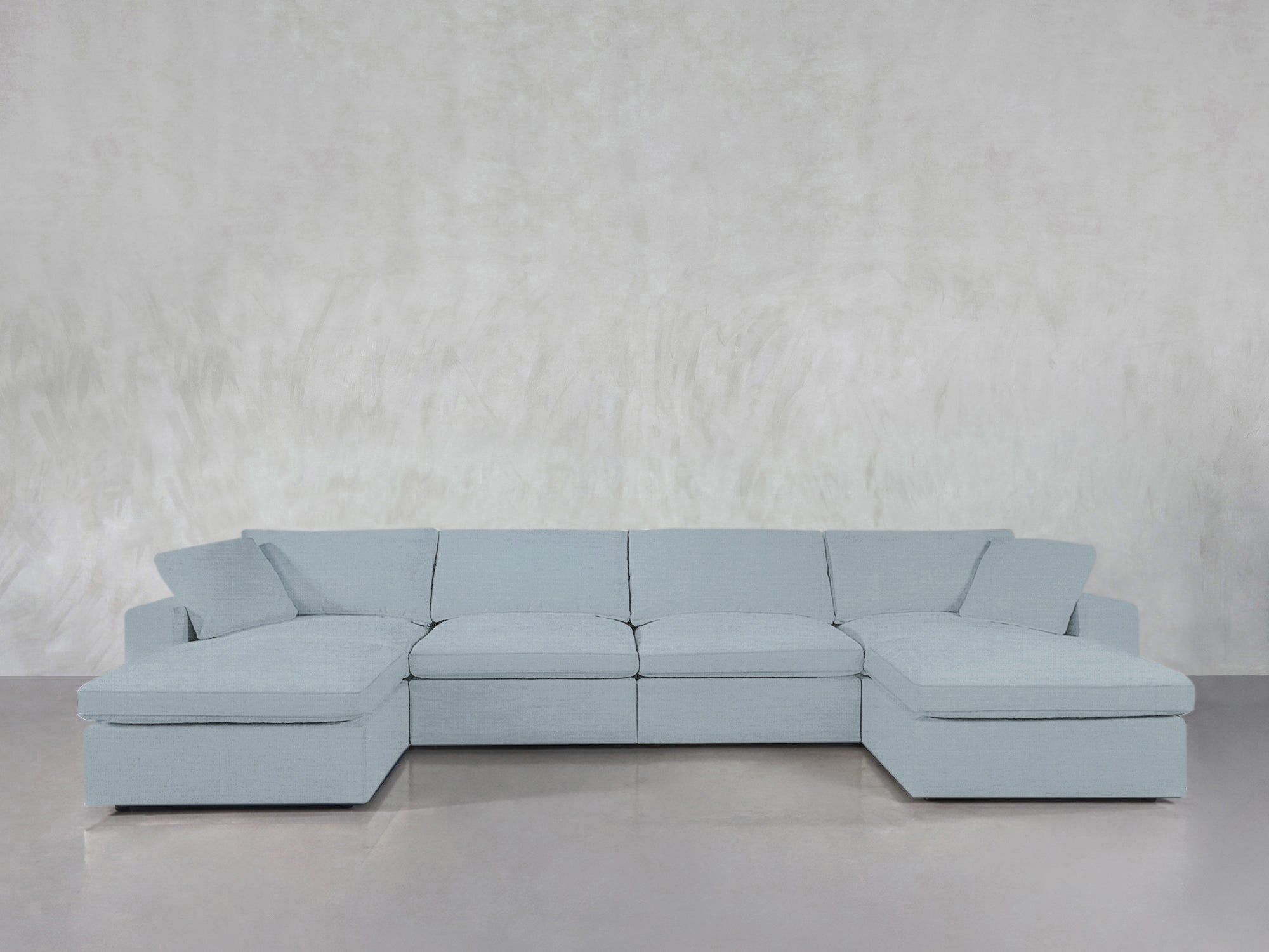 6 - Seat Modular Double Chaise Sectional - 7th Avenue