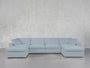 6 - Seat Modular Double Chaise Sectional - 7th Avenue