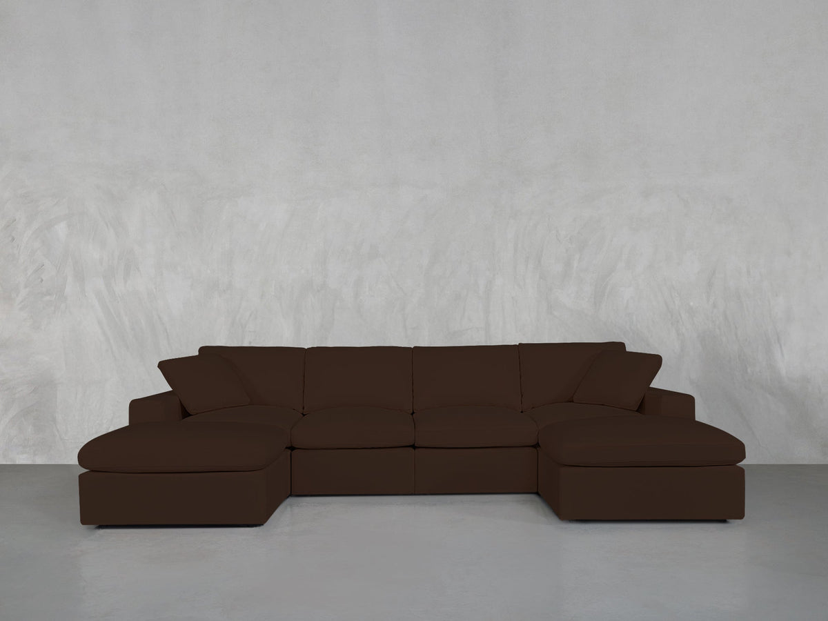 6 - Seat Modular Double Chaise Sectional - 7th Avenue