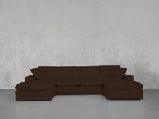 6 - Seat Modular Double Chaise Sectional - 7th Avenue