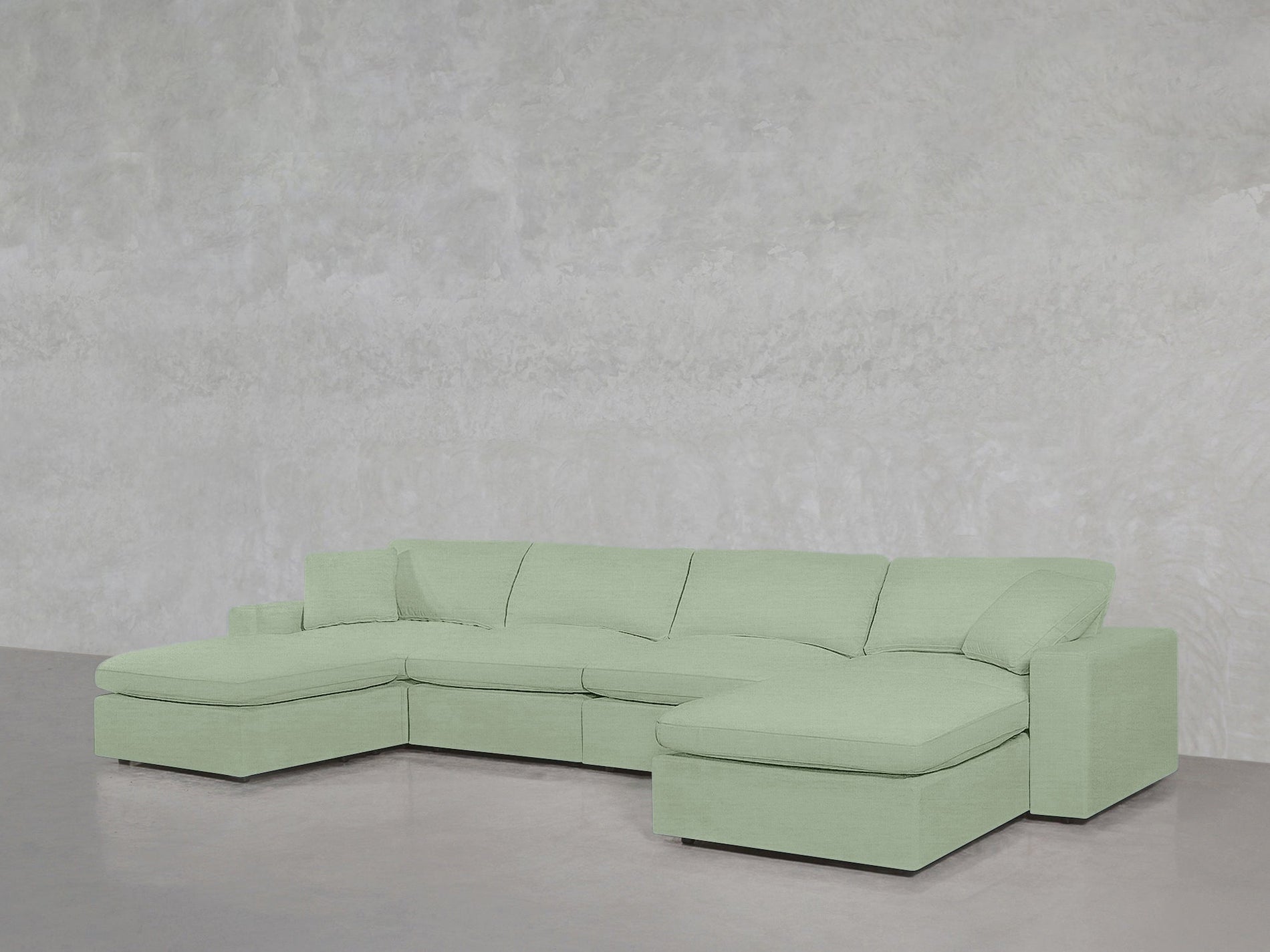 6-Seat Modular Double Chaise Sectional - 7th Avenue