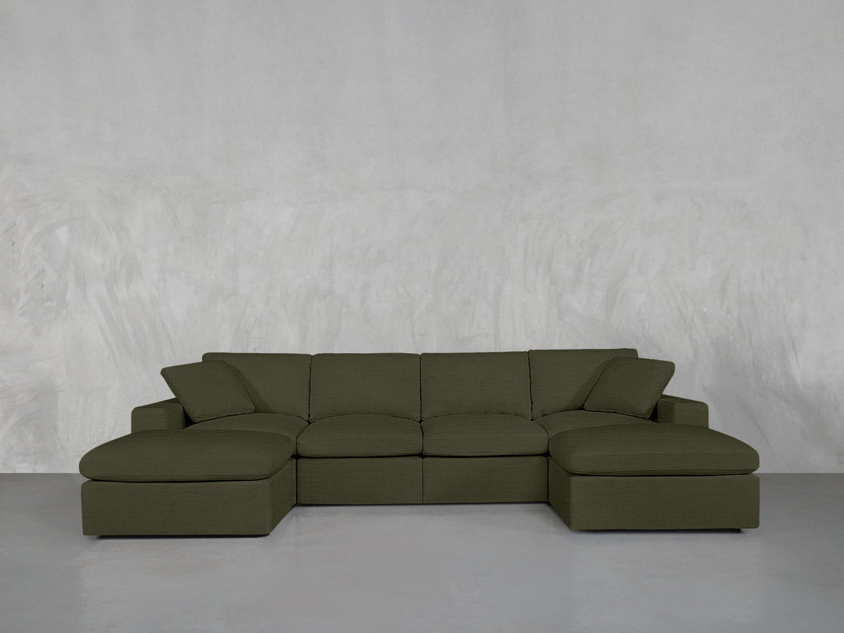 6-Seat Modular Double Chaise Sectional - 7th Avenue