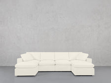 6 - Seat Modular Double Chaise Sectional - 7th Avenue