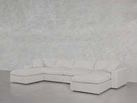 6 - Seat Modular Double Chaise Sectional - 7th Avenue