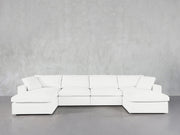 6 - Seat Modular Double Chaise Sectional - 7th Avenue