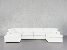 6 - Seat Modular Double Chaise Sectional - 7th Avenue
