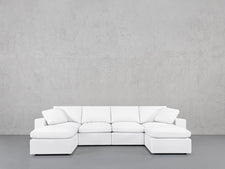 6 - Seat Modular Double Chaise Sectional - 7th Avenue