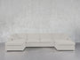 6-Seat Modular Double Chaise Sectional