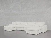 6-Seat Modular Double Chaise Sectional