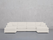 6-Seat Modular Double Chaise Sectional (Thin Arms) - 7th Avenue