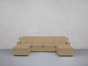 6-Seat Modular Double Chaise Sectional (Thin Arms) - 7th Avenue