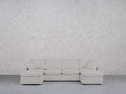6-Seat Modular Double Chaise Sectional (Thin Arms) - 7th Avenue