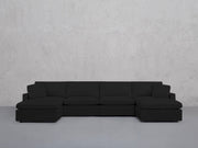 6-Seat Modular Double Chaise Sectional (Thin Arms) - 7th Avenue