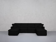 6-Seat Modular Double Chaise Sectional (Thin Arms) - 7th Avenue