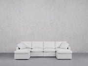 6-Seat Modular Double Chaise Sectional (Thin Arms) - 7th Avenue