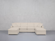 6-Seat Modular Double Chaise Sectional (Thin Arms) - 7th Avenue