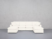 6-Seat Modular Double Chaise Sectional (Thin Arms) - 7th Avenue