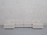 6-Seat Modular Double Chaise Sectional (Thin Arms) - 7th Avenue