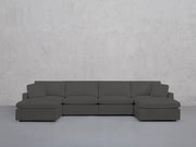 6-Seat Modular Double Chaise Sectional (Thin Arms) - 7th Avenue