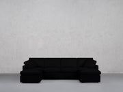 6-Seat Modular Double Chaise Sectional (Thin Arms) - 7th Avenue