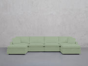 6-Seat Modular Double Chaise Sectional (Thin Arms) - 7th Avenue