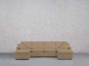 6-Seat Modular Double Chaise Sectional (Thin Arms) - 7th Avenue
