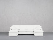6-Seat Modular Double Chaise Sectional (Thin Arms) - 7th Avenue