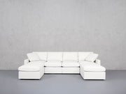 6-Seat Modular Double Chaise Sectional (Thin Arms) - 7th Avenue