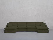 6-Seat Modular Double Chaise Sectional (Thin Arms) - 7th Avenue