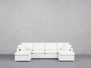 6-Seat Modular Double Chaise Sectional (Thin Arms) - 7th Avenue