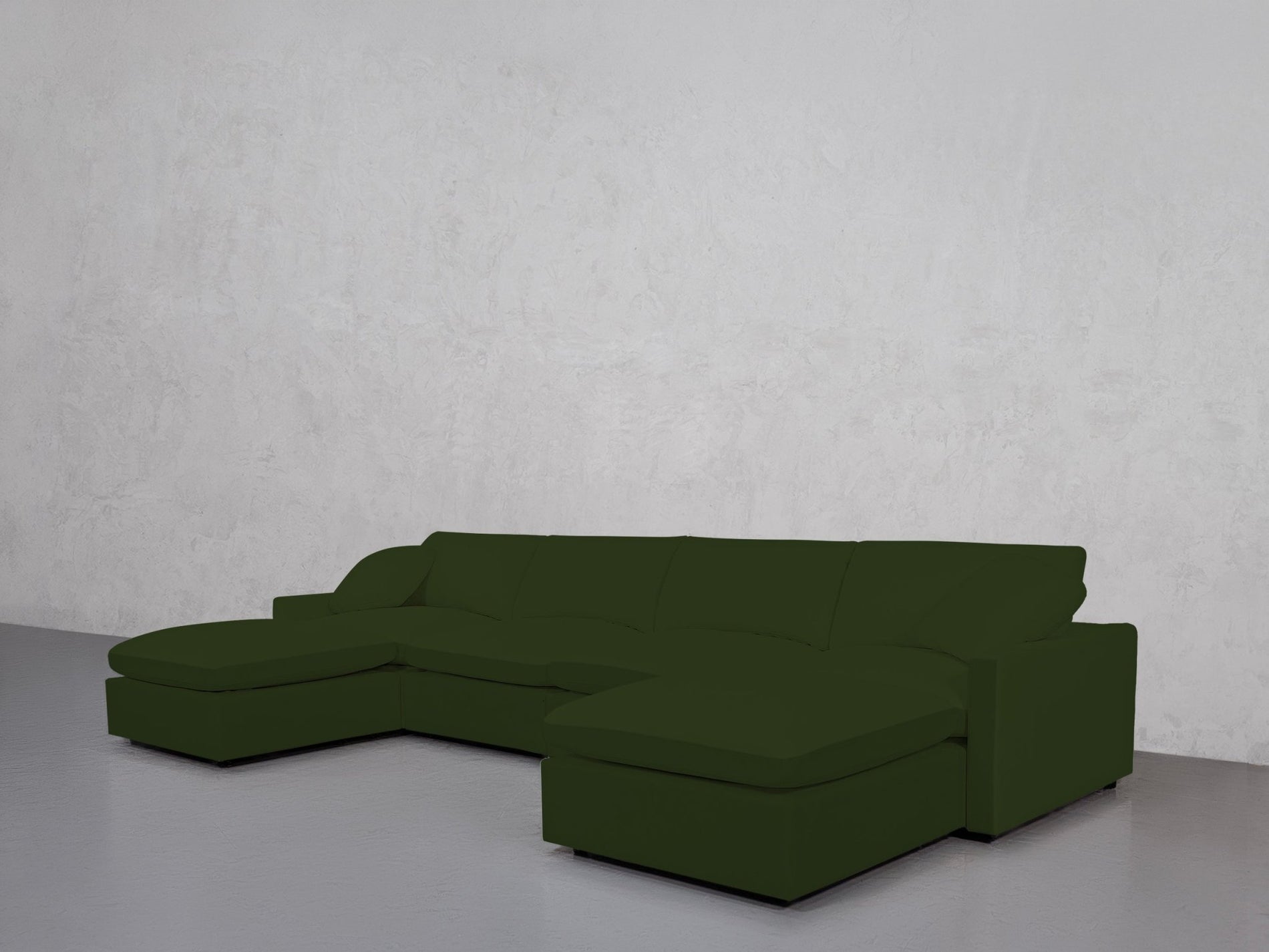 6-Seat Modular Double Chaise Sectional (Thin Arms) - 7th Avenue