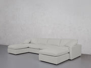 6-Seat Modular Double Chaise Sectional (Thin Arms) - 7th Avenue