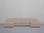 6-Seat Modular Double Chaise Sectional (Thin Arms) - 7th Avenue