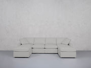 6-Seat Modular Double Chaise Sectional (Thin Arms) - 7th Avenue