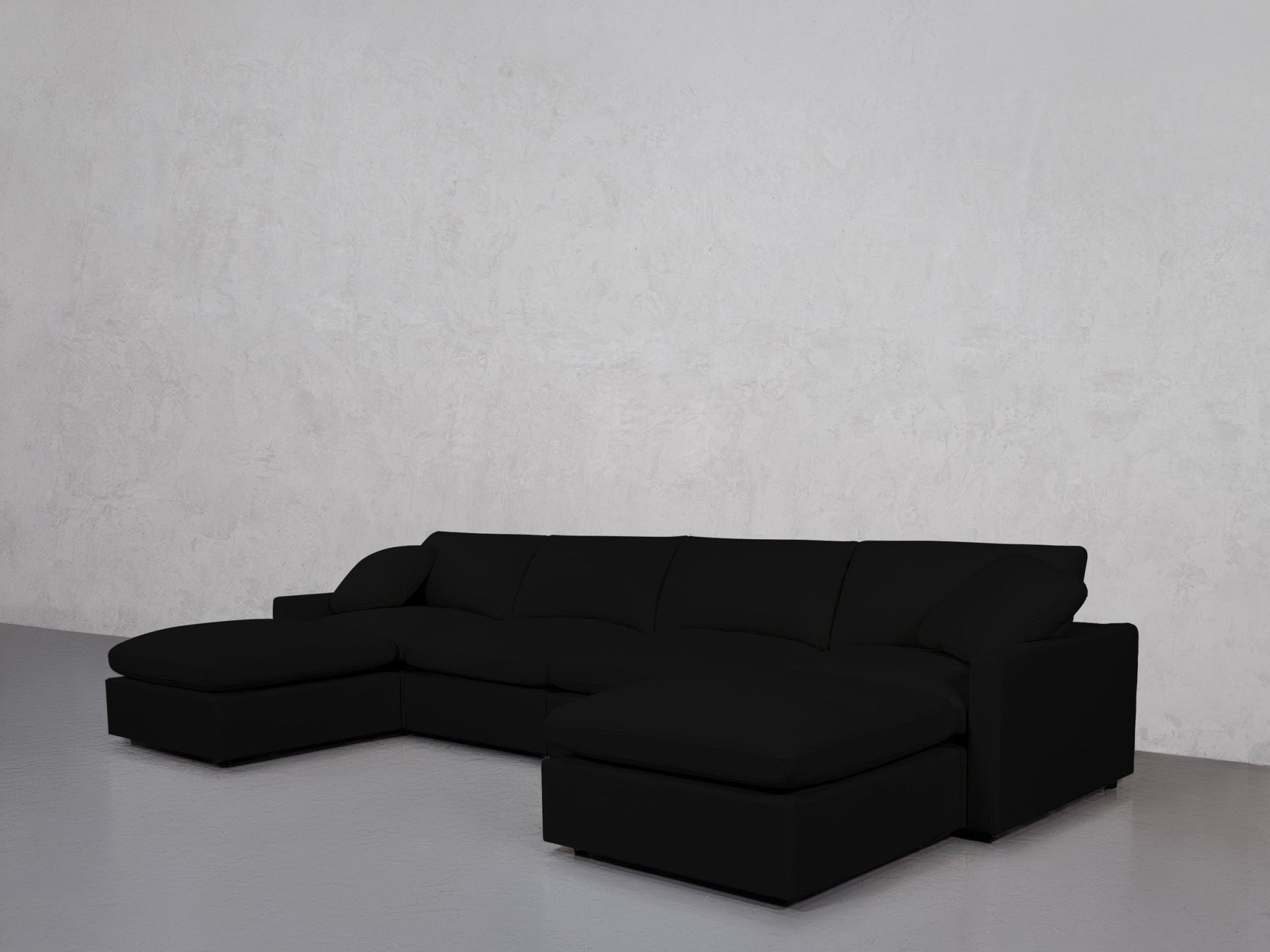 6-Seat Modular Double Chaise Sectional (Thin Arms) - 7th Avenue