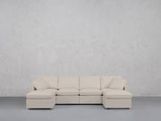 6-Seat Modular Double Chaise Sectional (Thin Arms) - 7th Avenue