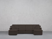6-Seat Modular Double Chaise Sectional (Thin Arms) - 7th Avenue