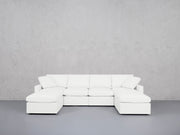 6-Seat Modular Double Chaise Sectional (Thin Arms) - 7th Avenue
