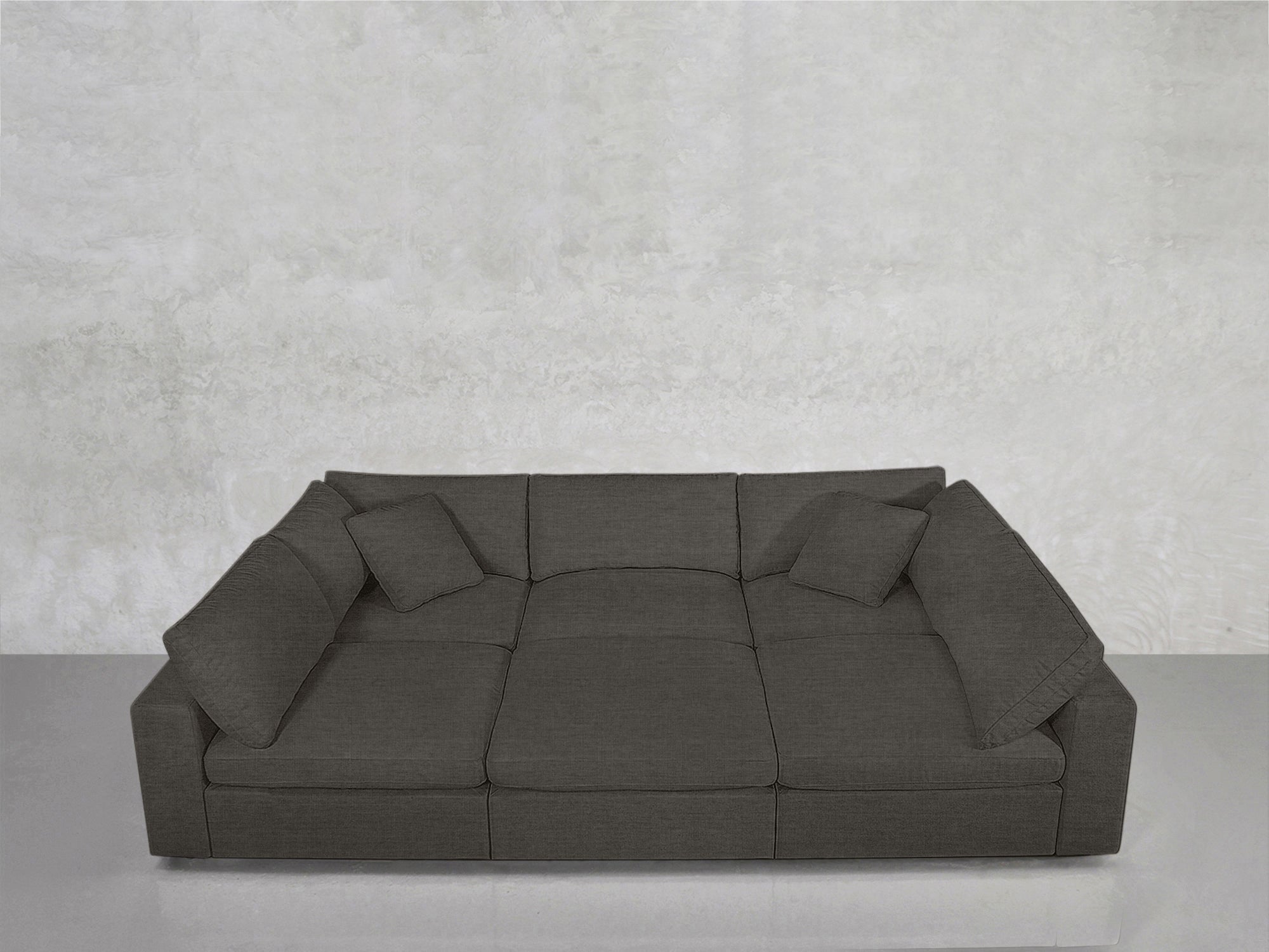 ◆アビスタイル◆ソファ◆PYD05-6◆ 6-Seat Modular Pit Sofa Sectional | 7th Avenue