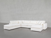 7-Seat Modular Chaise Corner Lounger Sectional - Extra-Deep - 7th Avenue