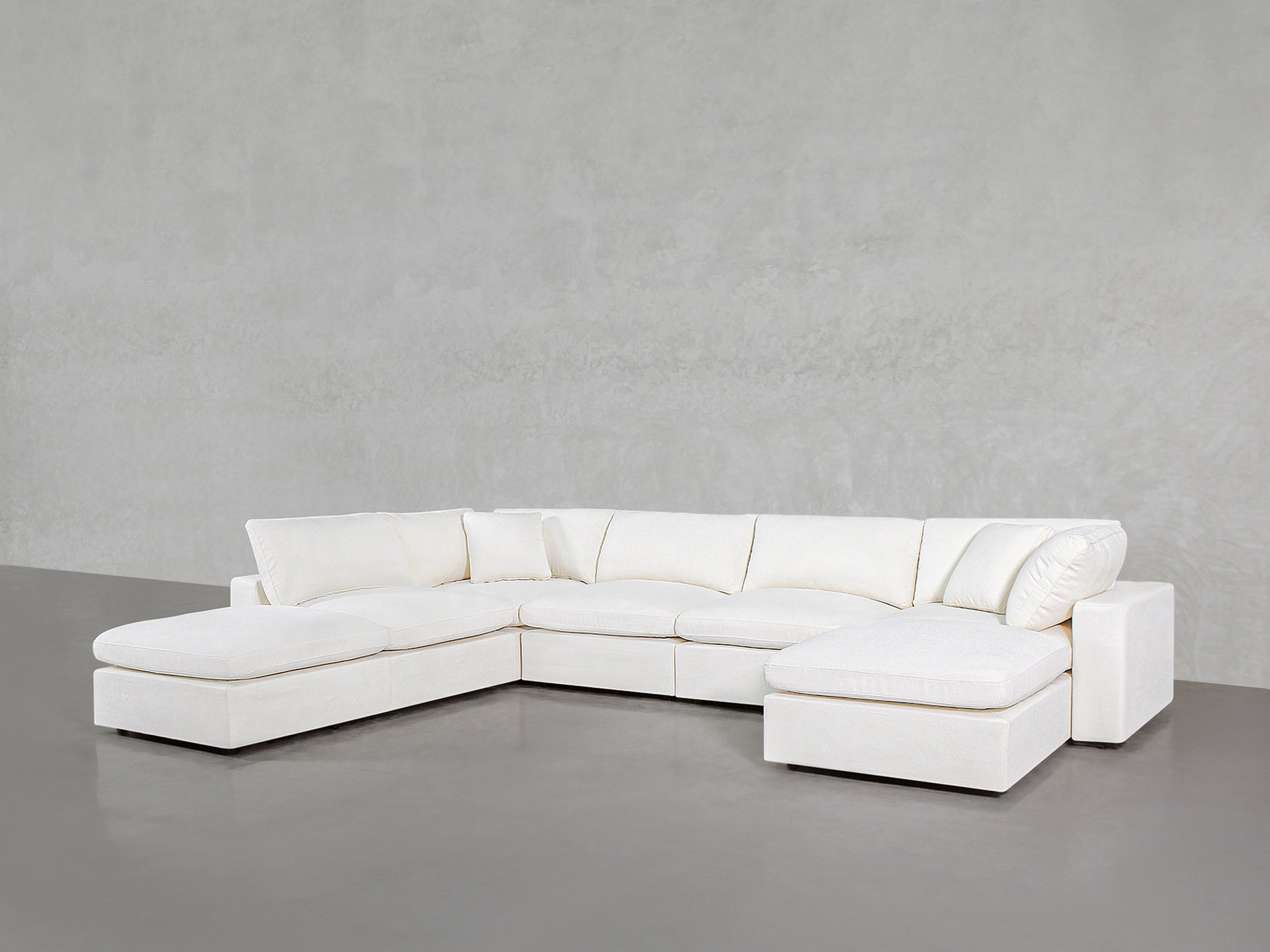 7-Seat Modular Chaise Corner Lounger Sectional - Extra-Deep - 7th Avenue