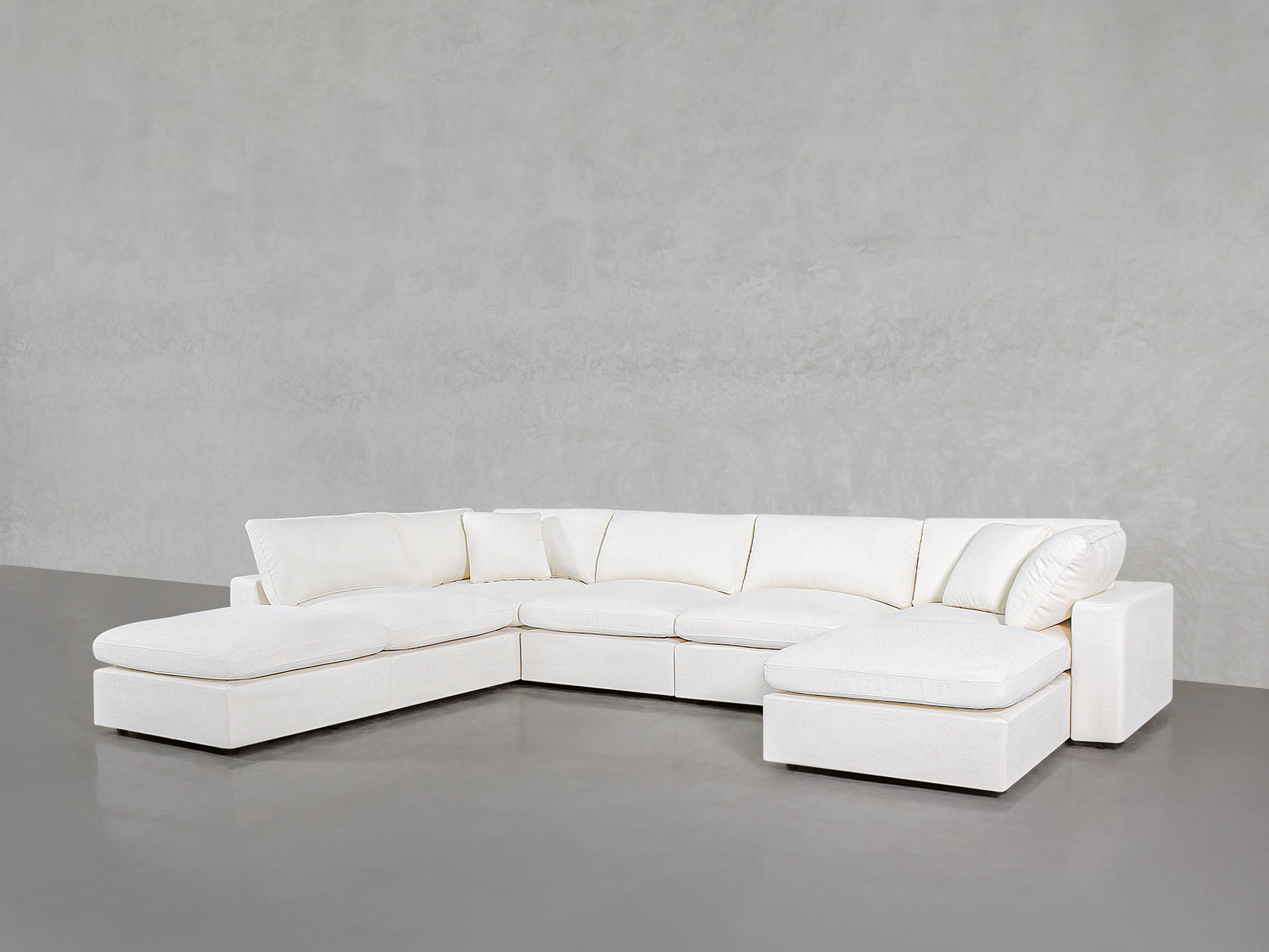 7-Seat Modular Chaise Corner Lounger Sectional - Extra-Deep - 7th Avenue