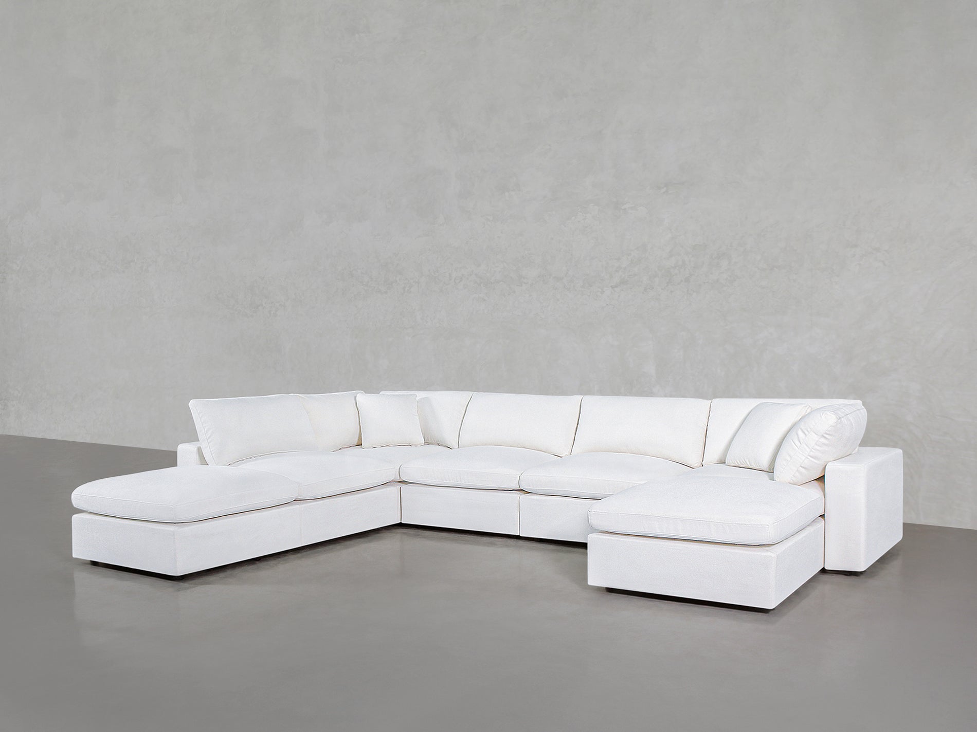 7-Seat Modular Chaise Corner Lounger Sectional - Extra-Deep - 7th Avenue