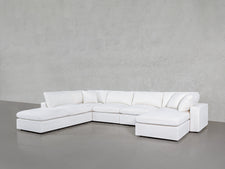 7-Seat Modular Chaise Corner Lounger Sectional - Extra-Deep - 7th Avenue